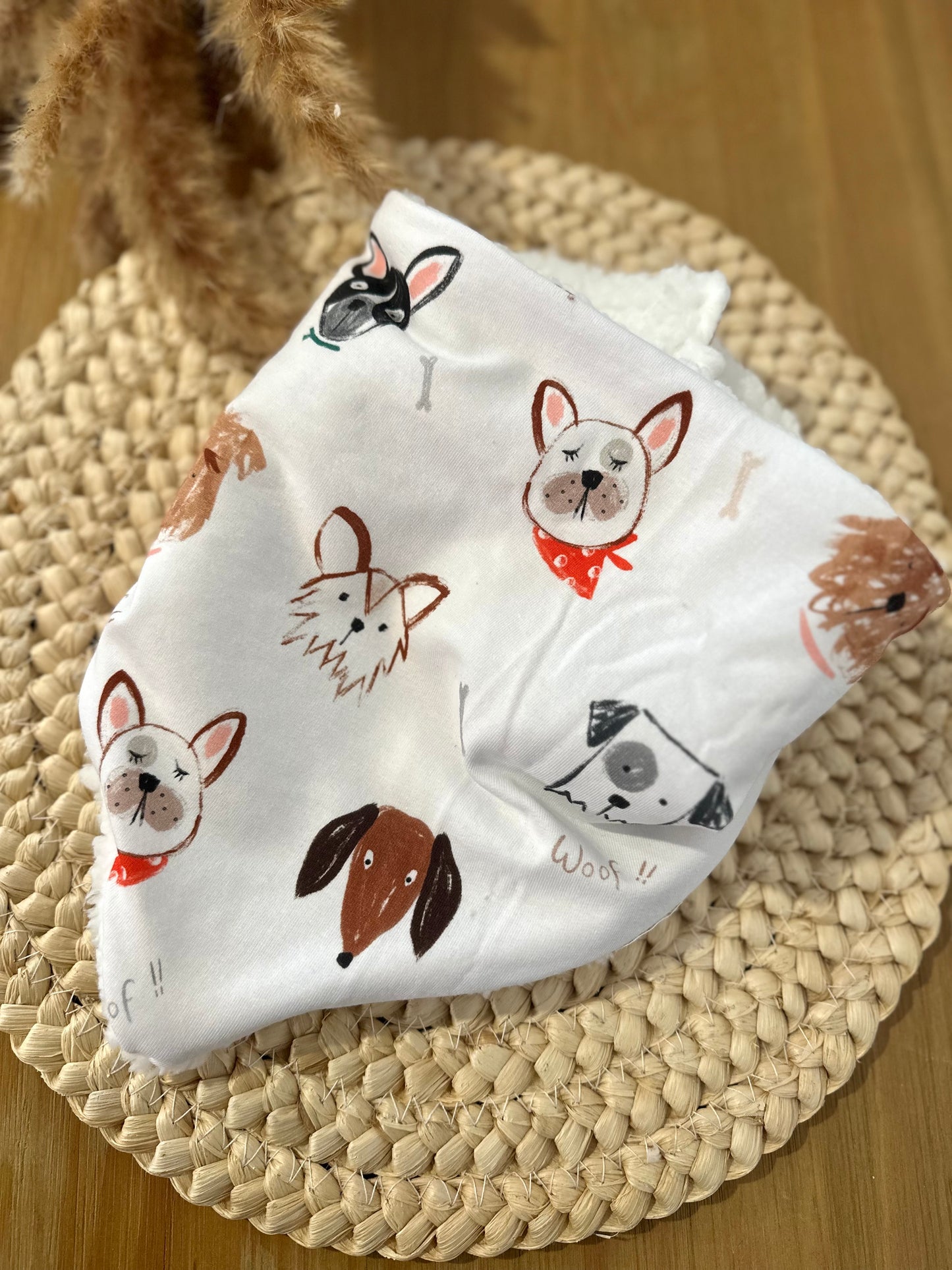 Snood / cache cou - bandana enfant - Thème petits chien