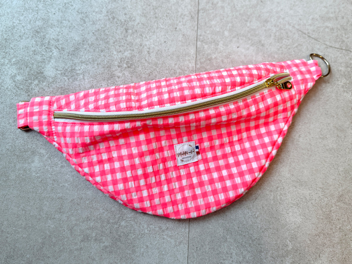 Sac Banane en coton à motifs par Michettes and co