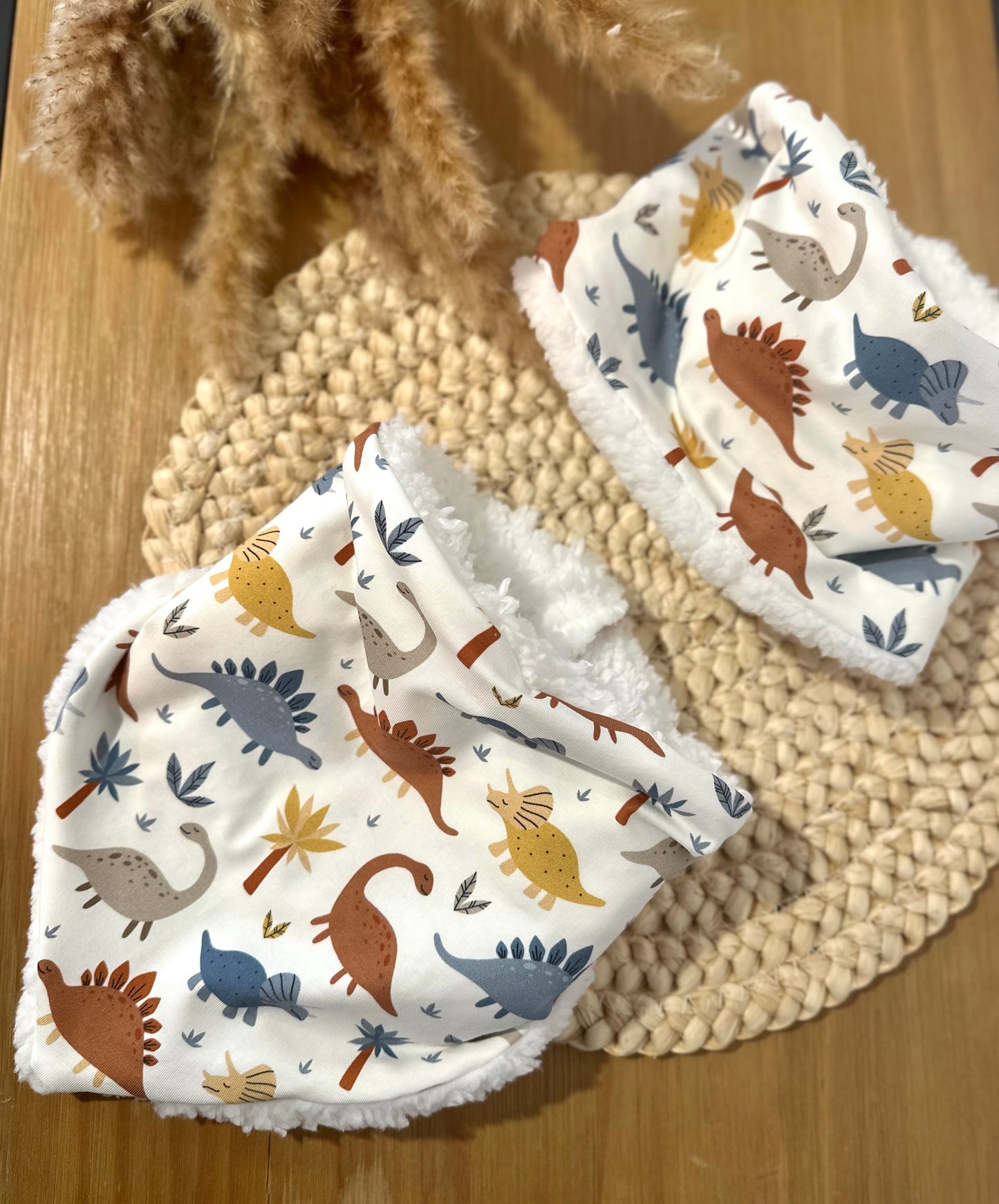 Bandana - Snood / cache cou enfant - Thème dinosaure