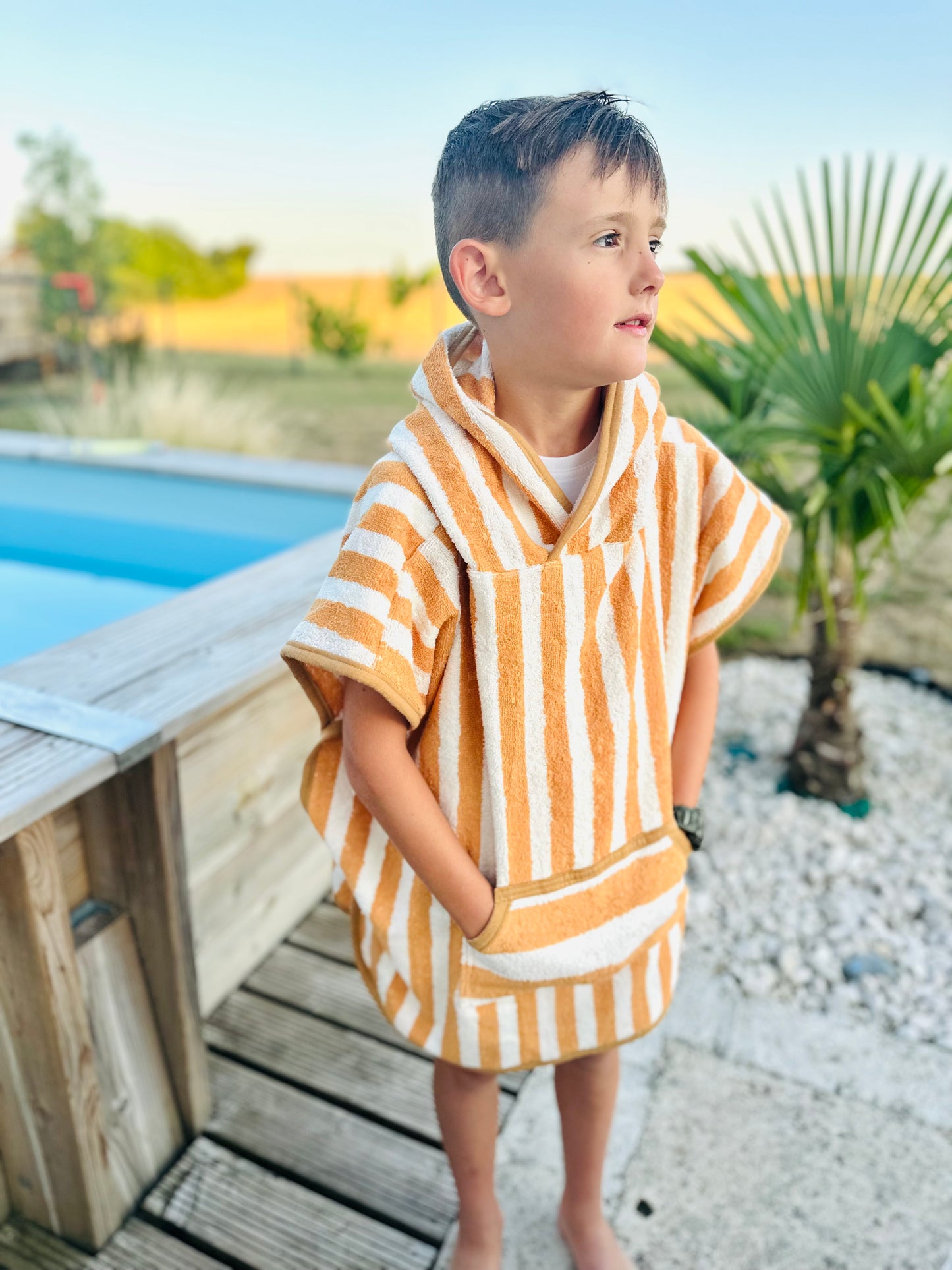 Poncho de bain / Sortie de bain enfant (sur commande)
