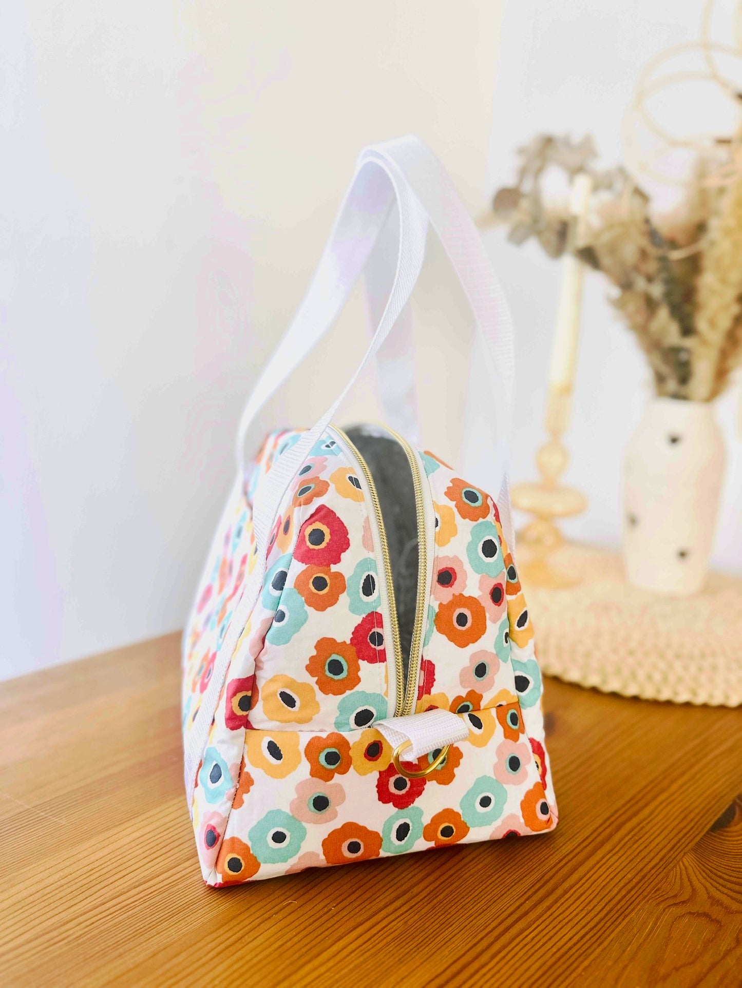 Lunch Bag isotherme - fleuri (1 en stock)