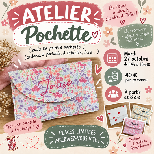 Atelier Couture ENFANT par Michettes and co - Mardi 27 Octobre - 14h00-16h30