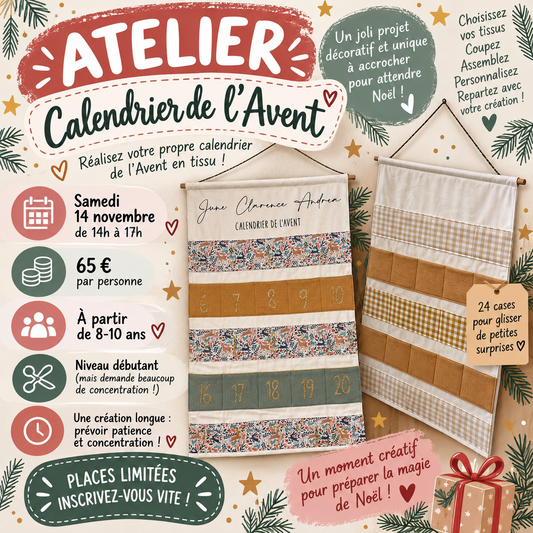 Atelier Couture ENFANT par Michettes and co - Samedi 14 Novembre  - 14h00-17h00