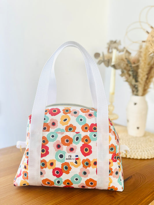 Lunch Bag isotherme - fleuri (1 en stock)