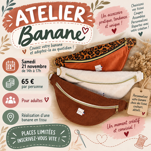 Atelier Couture ADULTE par Michettes and co - Samedi 21 Novembre  - 14h00-17h00