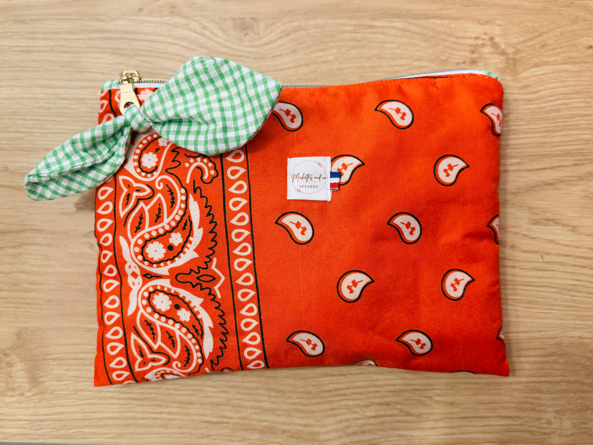 Pochette bandana à nœud – Collection colorée par Michettes and co