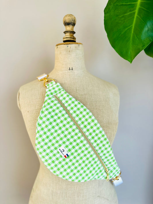 Banane vichy vert