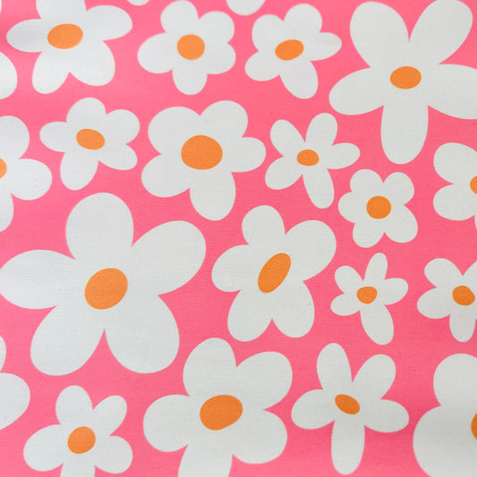 Lunch Bag isotherme -  Marguerite rose (sur commande)