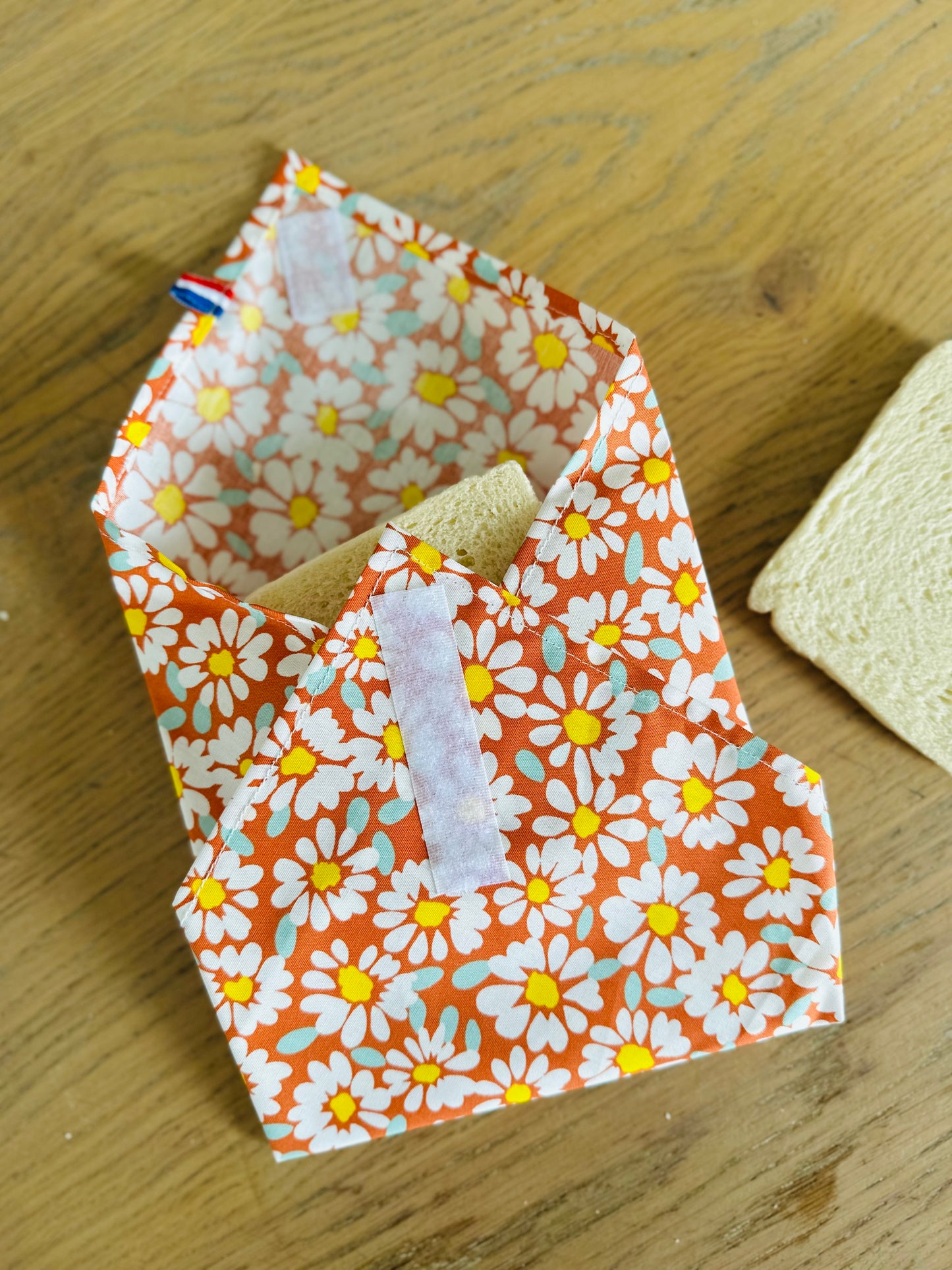 Étui à sandwich/ pain de mie, emballage réutilisable (sur commande)