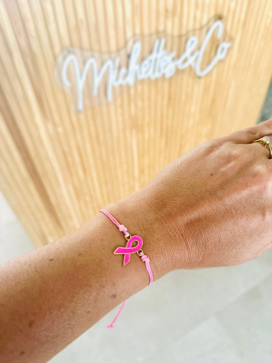 Bracelet Octobre rose