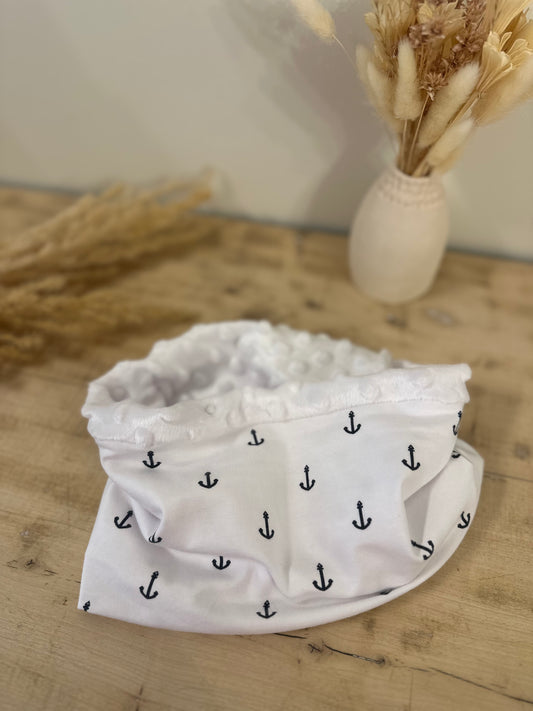 Snood / cache cou enfant "encre marine"