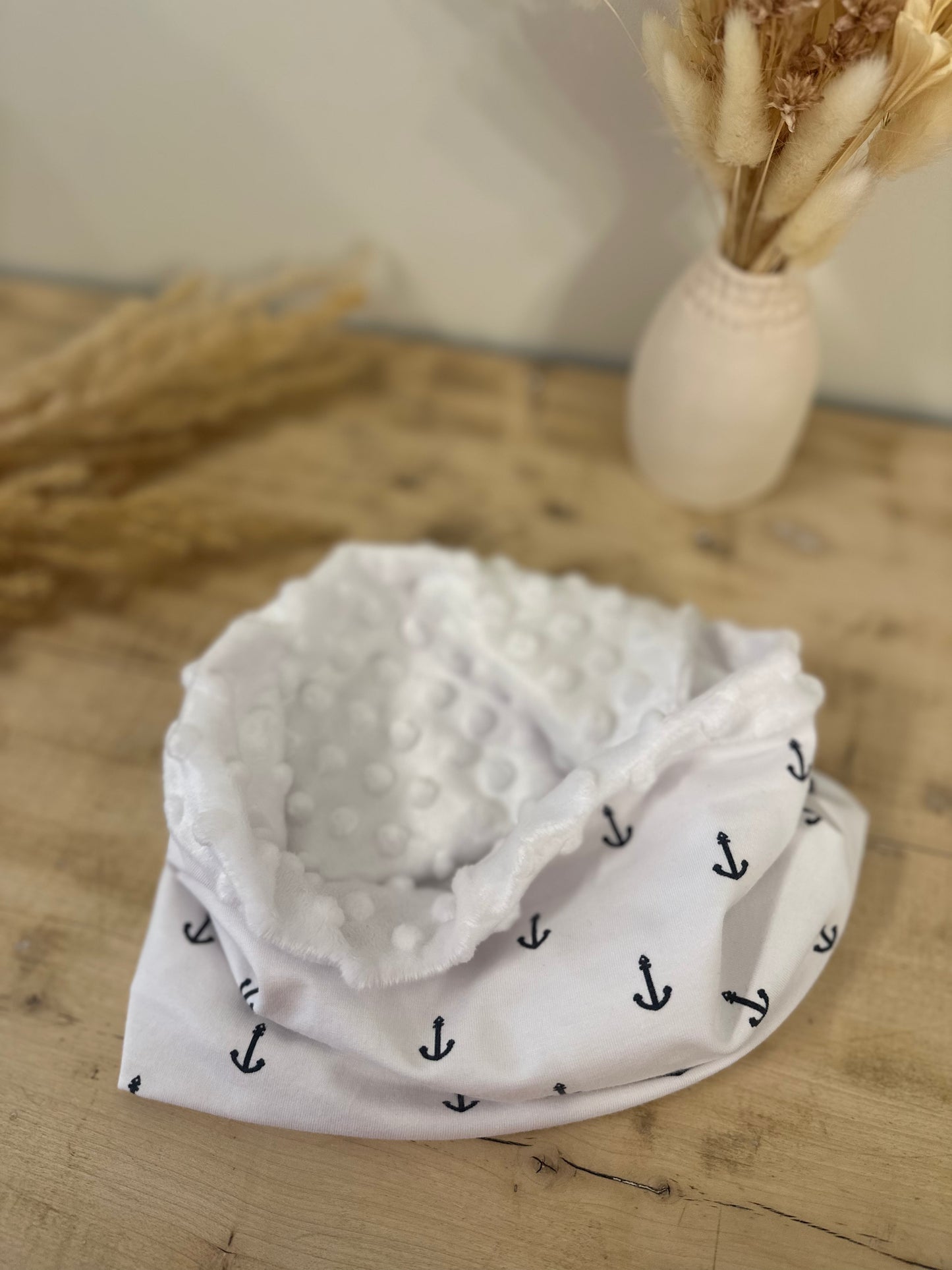 Snood / cache cou enfant "encre marine"