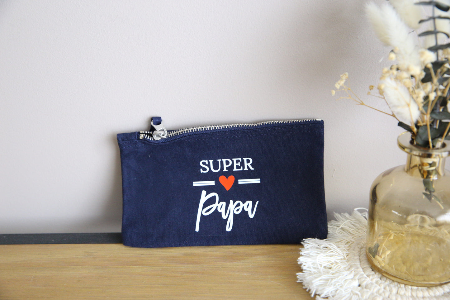 Mini pochette " Super Papa"