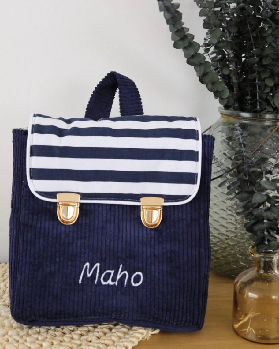 Mini cartable enfant pour la rentrée (sur commande)